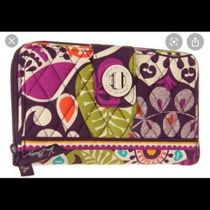 Vera Bradley turn lock wallet